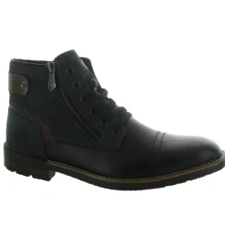 bottines et boots - Classique & Chic - homme - Cuir - Gris - Rieker