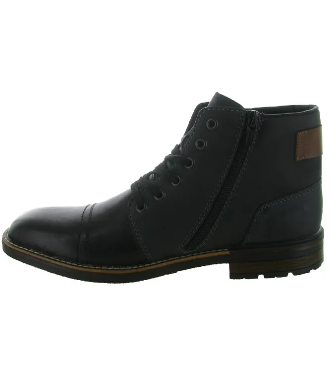 bottines et boots - Classique & Chic - homme - Cuir - Gris - Rieker