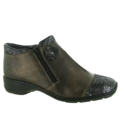 bottines et boots - Classique & Chic - femme - Synthétique - Bronze - Rieker