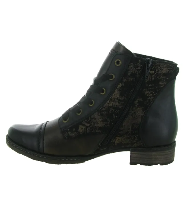 bottines et boots - Classique & Chic - femme - Cuir - Noir - Remonte