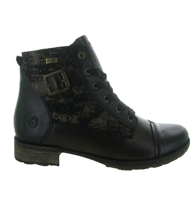 bottines et boots - Classique & Chic - femme - Cuir - Noir - Remonte
