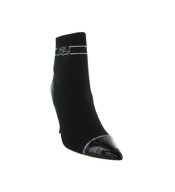 bottines et boots - Classique & Chic - femme - Textile - Noir - Karl lagerfeld