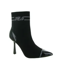 bottines et boots - Classique & Chic - femme - Textile - Noir - Karl lagerfeld