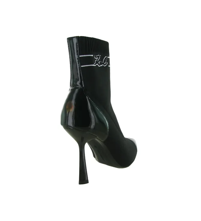 bottines et boots - Classique & Chic - femme - Textile - Noir - Karl lagerfeld