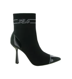 bottines et boots - Classique & Chic - femme - Textile - Noir - Karl lagerfeld