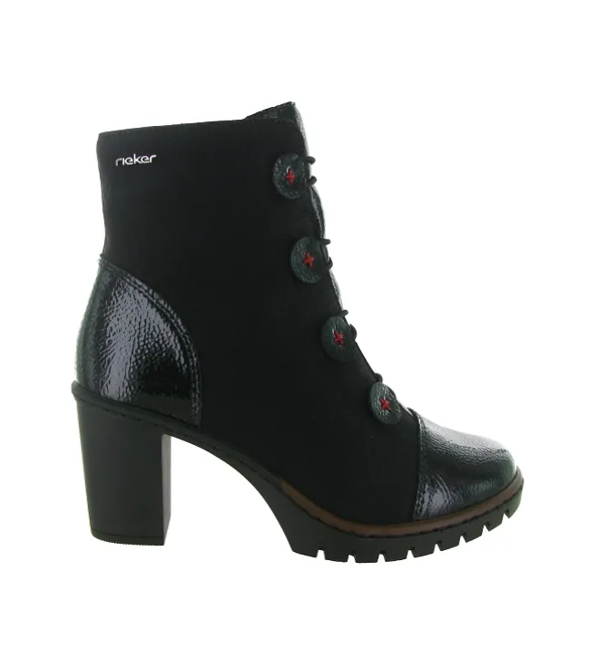 bottines et boots - Classique & Chic - femme - Synthétique - Noir - Rieker
