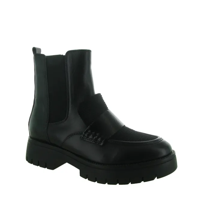 bottines et boots - Classique & Chic - femme - Cuir - Noir - Regarde le ciel...