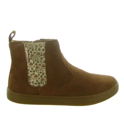 bottines et boots - - junior fille - Nubuck - Camel - Shoo pom