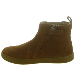 bottines et boots - - junior fille - Nubuck - Camel - Shoo pom