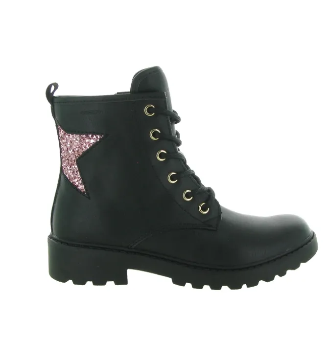 bottines et boots - - junior fille - Synthétique - Noir - Geox