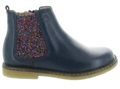 bottines et boots - - junior fille - Cuir - Bleu Marine - Acebos