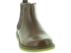 bottines et boots - - junior fille - Cuir - Marron - Acebos