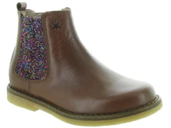 bottines et boots - - junior fille - Cuir - Marron - Acebos