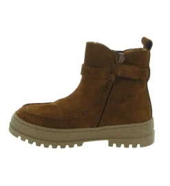 bottines et boots - - junior fille - Nubuck - Marron - Babybotte