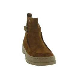 bottines et boots - - junior fille - Nubuck - Marron - Babybotte