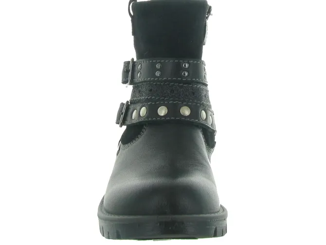 bottines et boots - - junior fille - Cuir - Noir - Primigi