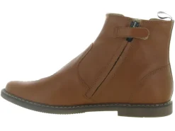 bottines et boots - - junior fille - Cuir - Marron - Pom d api