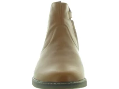 bottines et boots - - junior fille - Cuir - Marron - Pom d api