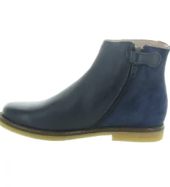 bottines et boots - - junior fille - Cuir - Bleu Marine - Acebos