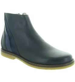 bottines et boots - - junior fille - Cuir - Bleu Marine - Acebos