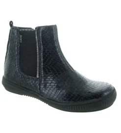 bottines et boots - - junior fille - Synthétique - Bleu Marine - Bopy