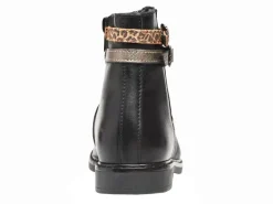 bottines et boots - - junior fille - Cuir - Noir - Bopy