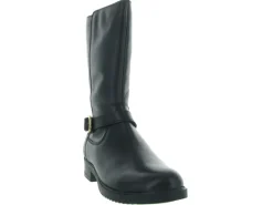 bottines et boots - - junior fille - Cuir - Noir - Bopy