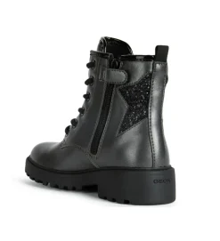 bottines et boots - - junior fille - Synthétique - Argent - Geox