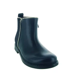 bottines et boots - - junior fille - Cuir - Bleu Marine - Bellamy