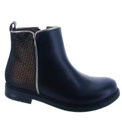 bottines et boots - - junior fille - Cuir - Bleu Marine - Bellamy