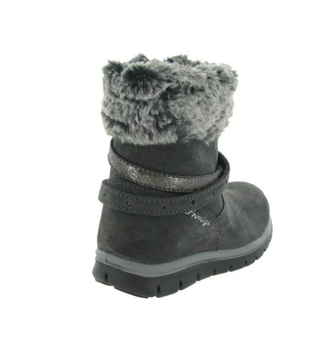 bottines et boots - - junior fille - Nubuck - Gris - Primigi