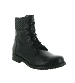 bottines et boots - - junior fille - Cuir - Noir - Bellamy