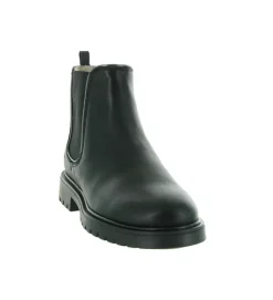 bottines et boots - - junior fille - Cuir - Noir - Acebos
