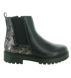 bottines et boots - - junior fille - Cuir - Noir - Bellamy