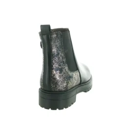 bottines et boots - - junior fille - Cuir - Noir - Bellamy