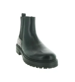 bottines et boots - - junior fille - Cuir - Noir - Bellamy