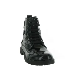 bottines et boots - - junior fille - Cuir - Noir - Golosinas