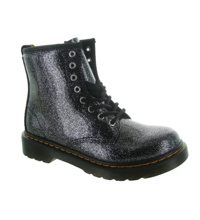 bottines et boots - - junior fille - Cuir - Glitter - Paillettes - Doc martens