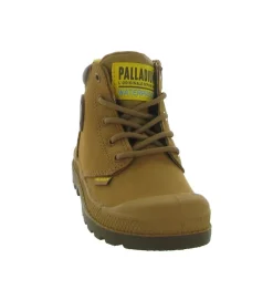 bottines et boots - - junior garcon - Cuir - Marron - Palladium