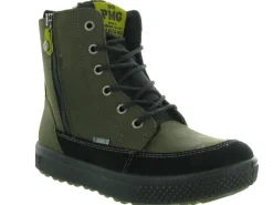 bottines et boots - - junior garcon - Cuir - Kaki - Primigi