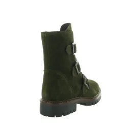bottines et boots - Motardes - femme - Nubuck - Kaki - Alpe