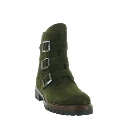 bottines et boots - Motardes - femme - Nubuck - Kaki - Alpe