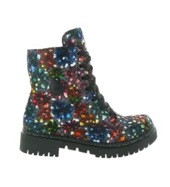 bottines et boots - Motardes - femme - Synthétique - Multicolor - Rieker