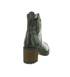 bottines et boots - Motardes - femme - Cuir - Bronze - Minka design