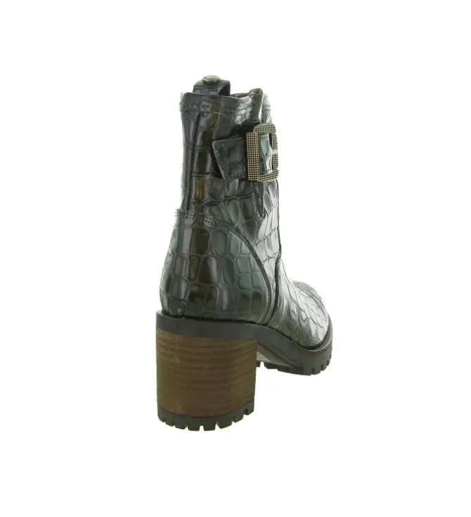 bottines et boots - Motardes - femme - Cuir - Bronze - Minka design