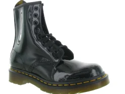 bottines et boots - Motardes - femme - Cuir - Noir - Doc martens