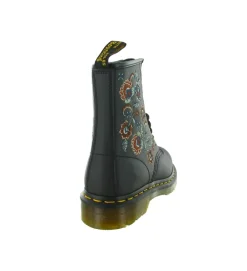 bottines et boots - Motardes - femme - Cuir - Noir - Doc martens