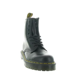 bottines et boots - Motardes - femme - Cuir - Noir - Doc martens