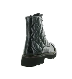 bottines et boots - Motardes - femme - Cuir - Noir - Pons quintana