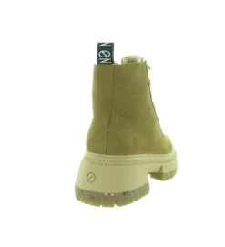 bottines et boots - Motardes - femme - Cuir - Camel - No name